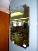 Rectangular Bevelled Edge Wall Mirror