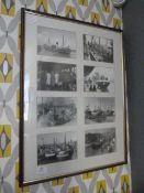 Framed Set of Eight Photos 
