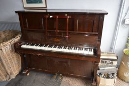 Weber Pianola and Two Boxes of Pianola Rolls