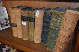 Collection of Leather Bound Books 