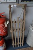 Wood Framed Sledge