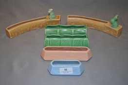 Selection of Six Sylvac Pottery Posy Vases