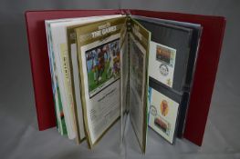 World Cup Master File 1986 Including Printed Sheets Superstars Postage Stamps, etc.