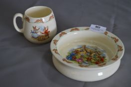 Royal Doulton Bunnykins Nursery Plate and Cup