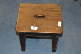 Small Mahogany Footstool