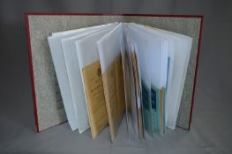 RAC Itinerary Routes, Drives, Maps, Tours in Lever Arch Binder File