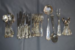 Selection of Silver Plated Cutlery Stamped 800
