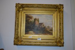 Gilt Framed Oil Painting 