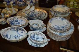 Victorian Hancock & Son Dandelion Patterned Dinnerware Fifty Pieces