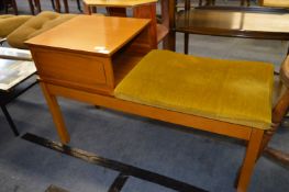1970's Teak Telephone Table