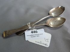 Pair of Georgian Tablespoons Approx. 32g
