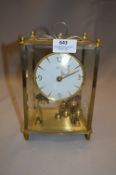 Kundo Brass Cased Anniversary Clock