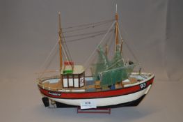Small Model Fishing Boat 