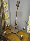 Brass Five Branch Ceiling Light Fitting
