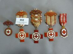 WWI Era Collection Red Cross Long Service Medals 