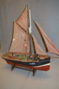 Model Sailing Trawler 
