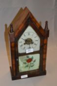 Walnut Cased Mantel Clock