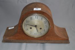 Oak Cased Mantel Clock