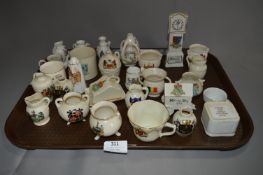 Tray of Crested Ware