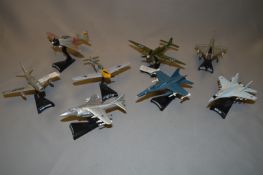 Collection of Eight Diecast Fighter Planes