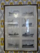 Framed Set of Eight Photos 