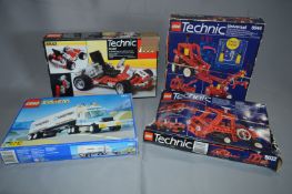 Four Boxed Lego and Lego Technic