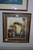Framed Adrian Thompson Watercolour 