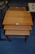 Teak Nest of Three Tables