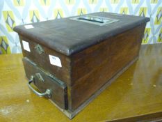 1940's Wood Cased Cash Register