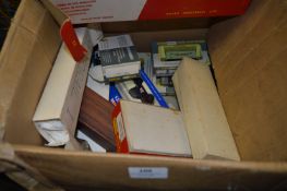 Box Containing Triang Hornby Railway Accessories, Diecast Vehicles, Wrenn Railways 00 Gauge