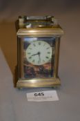 Small Brass Cased Carriage Clock