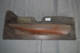 Wall Mounted Ships Half Model Hull