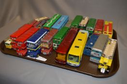 Tray Lot; Diecast Buses