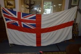 Large Union Jack White Ensign