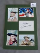 Photos on Card with Autograph 