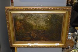 Gilt Framed Oil on Canvas 