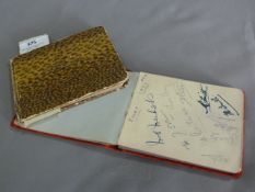 Two Autograph Albums 1930's and 50's Cricket Players