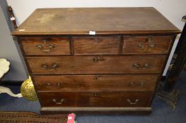 Georgian Mahogany Three over Three Chest of Drawers
