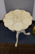 White Painted Victorian Serving Table