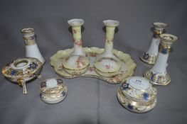 Part Noritake Dressing Table Set and Another Part Dressing Table Set