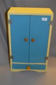 Dolls House Wardrobe Containing Assorted Dolls Clothing