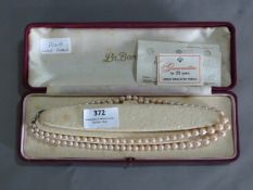 Lotus Simulated Pearl Necklace