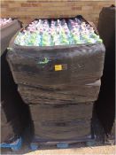 Pallet Containing Assorted Bottles of Flavoured Water