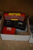 *Box Containing Assorted Cash Tins