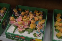 *Tray of Sixteen Cute Fairy Popsticks