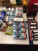 *Box Containg Mixed Stationery Items; Energizer Torches, Spray Adhesive, Cyber Clean Pads, Parker