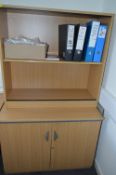 *Two Office Storage Units in Light Oak Finish
