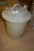 Stoneware Storage Jar