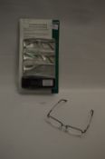 *Three Pairs of +2.00 Ready Reader Glasses with Case