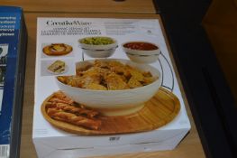 *Creativeware Ceramic Chip & Dip Set